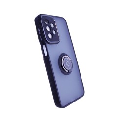 Capa com Anel de Suporte para Samsung Galaxy A23 Preto Fumado